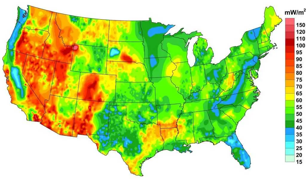 Temperature Map of USA