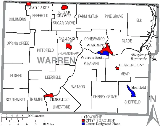 Map of Warren Township