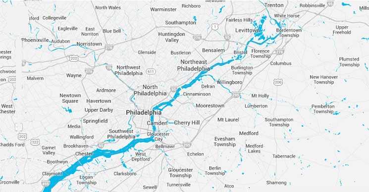 Delaware River Map