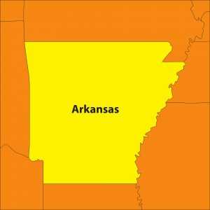Roadmap of Arkansas