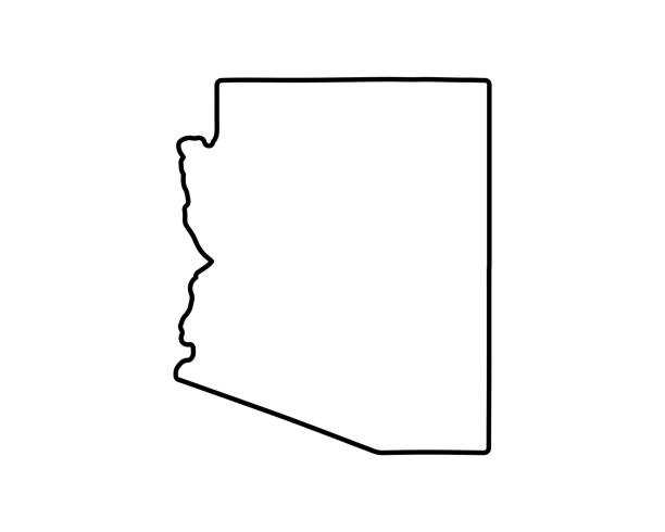 Arizona Blank Map