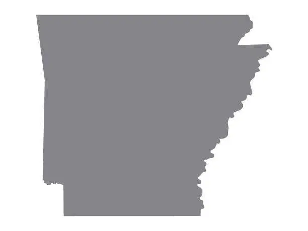 Blank Arkansas Map Printable