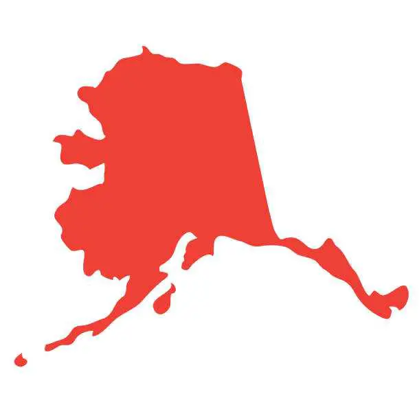 Blank Map of Alaska Worksheet