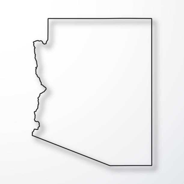Blank Map of Arizona
