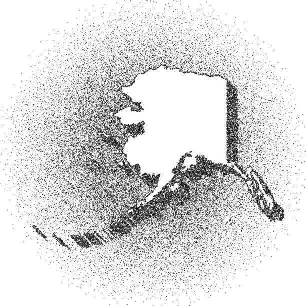 Printable Blank Map of Alaska