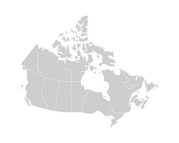 Printable Blank Map of Canada
